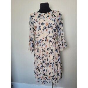 Mimi + Daphne Floral Dress Dainty Bloomcore Romantic Tea Garden Party Size Small